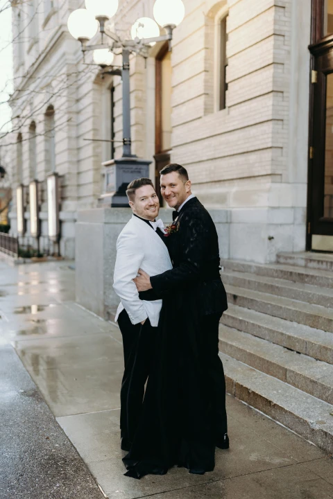 An Edgy Wedding for Bobby  and Matthew 