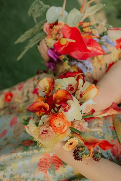 A Colorful Wedding for Kristi and Courtney