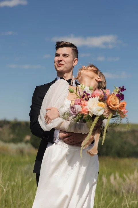 A Colorful Wedding for Piper and Jake